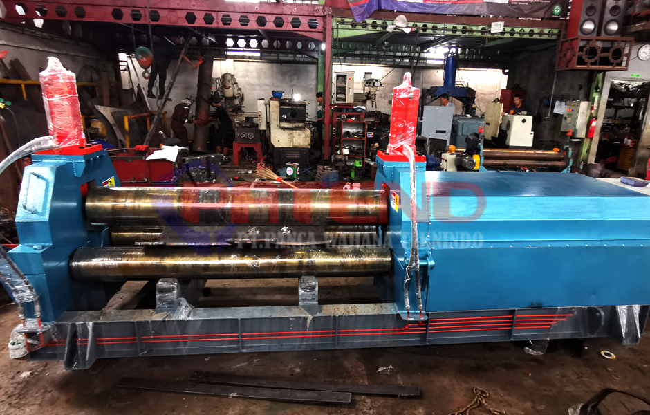 Pancawahanamesin Roll Plat Hydraulic 20 Mm L 2meter Pancawahana